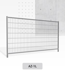 Przęsło ażurowe AZ-1 L - ogrodzenie budowlane tymczasowe
